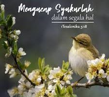 mengucap syukur